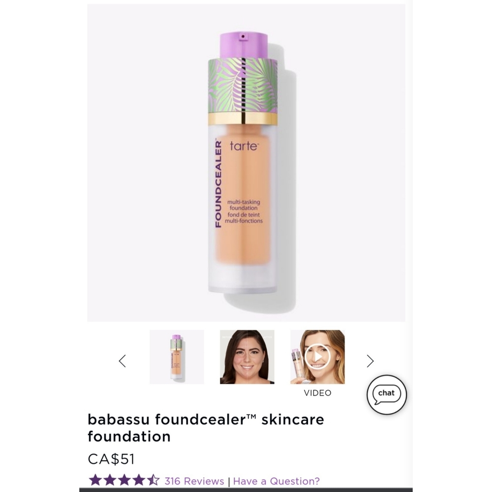 Babassu Foundcealer/Skincare Foundation 34S